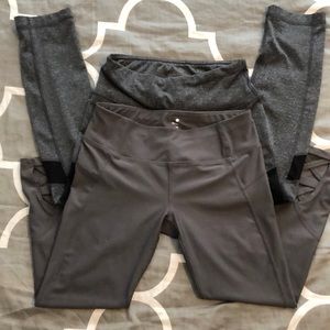XS legging bundle~gray mid-calf
